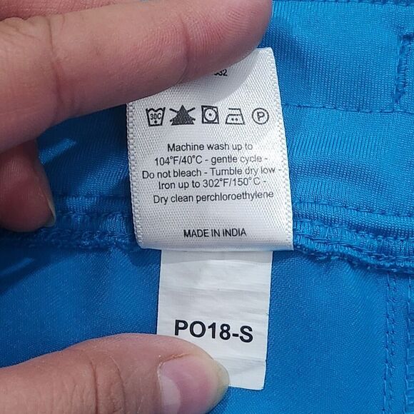 Mandala Scrub‎ Women's Cargo Pants 9 Pocket Equa-Tek Blue Size 2XL EUC - Picture 7 of 8